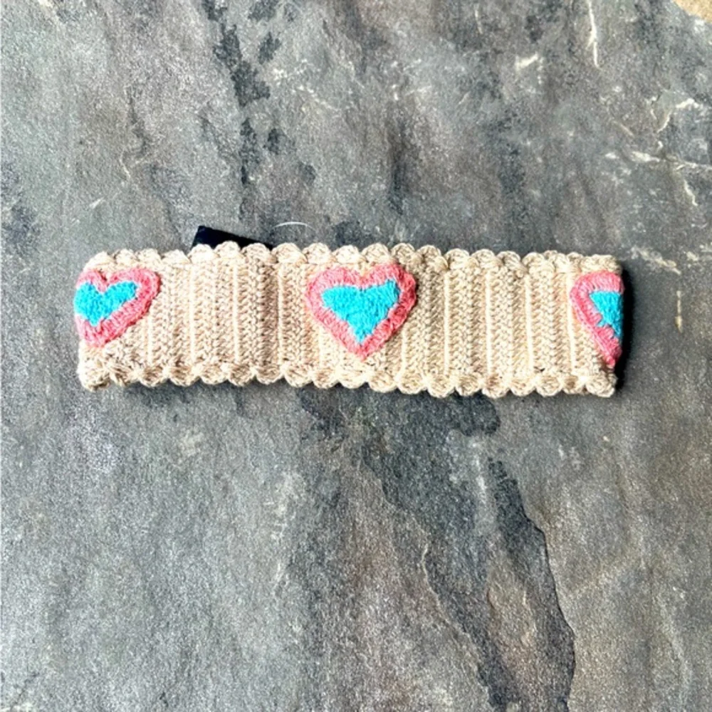 Small Heart Crochet Hair Wrap